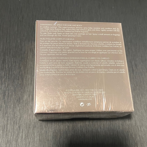 NEW Estee Lauder Bronze Goddess Shimmering Oil Spray for Hair and Body 50ml - Picture 4 of 4